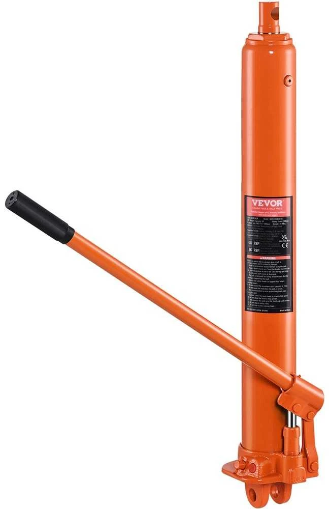Hidraulinis ilgo cilindro domkratas, 8 tonos, 500 mm eiga