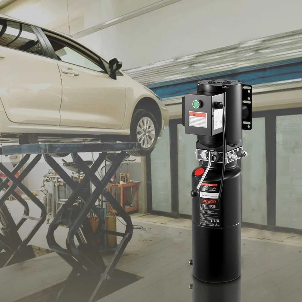 Hidraulinis maitinimo blokas, AC 220V, 6.3 L/min alyvos srautas, 22 MPa maks. slėgis, savivarčiams, automobilių remontui, automobilių keltuvams