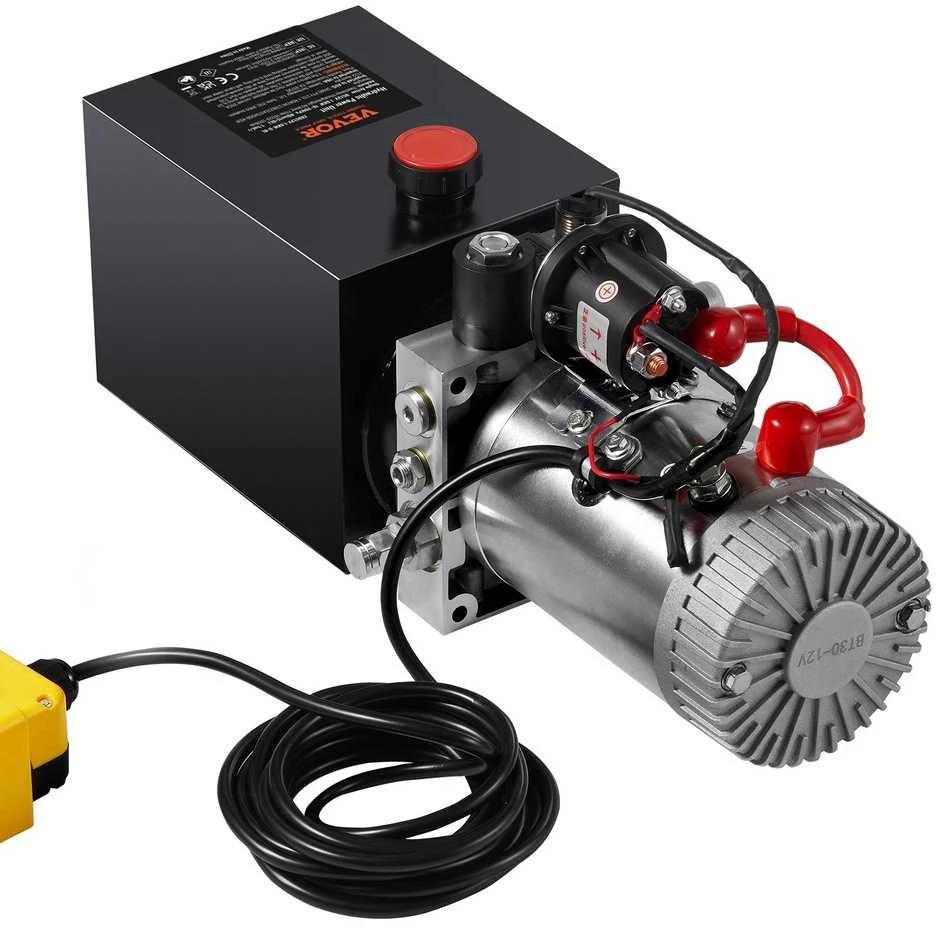 Hidraulinis siurblys 7.6L, 12V, vienpusio veikimo, savivartėms, keltuvams, šakėms, sunkiajai technikai