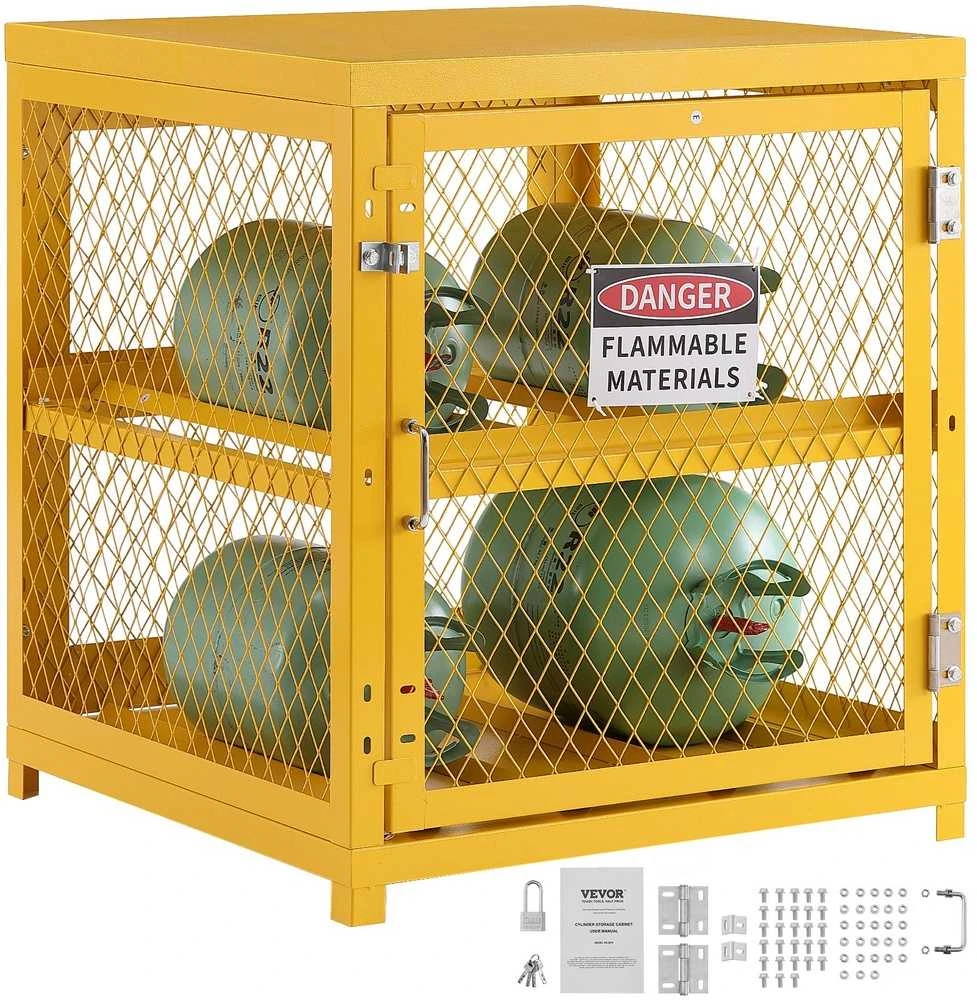 VEVOR Horizontalus cilindrų laikymo spinta 4x15 kg