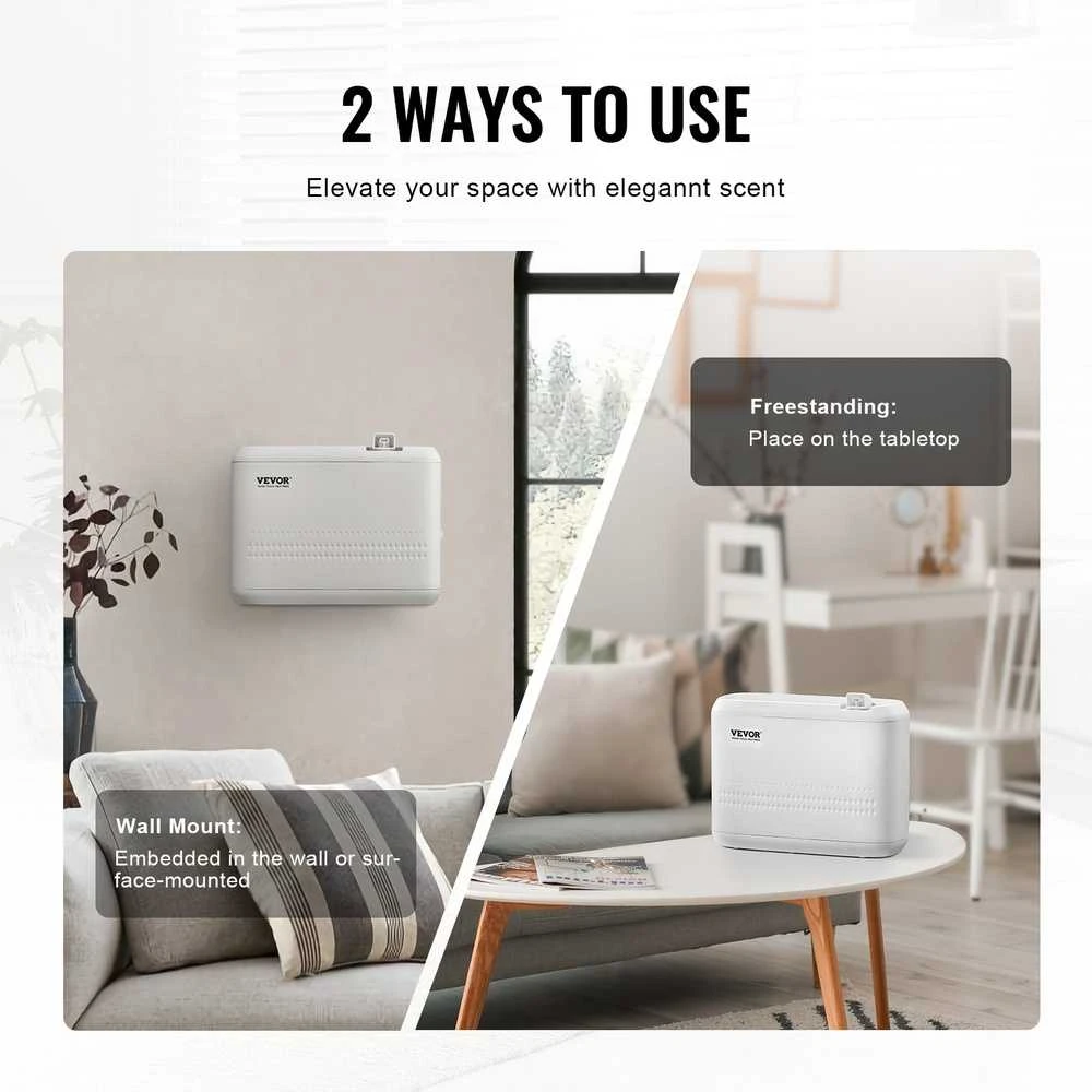 Drėkintuvas HVAC kvapų difuzorius, aromaterapinis aparatas, 0.85 l, namams, didelėms erdvėms, Bluetooth, eteriniai aliejai