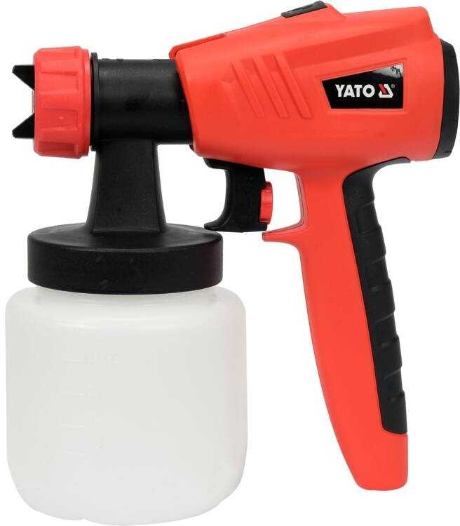 Yato Toya Sa Poland Dažymo įrenginys HVLP 1100W | 100 DIN/sek | 1 l/min + antgalių rinkinys | sienų ir lubų dažymas be dažų deginimo (YT-82555)