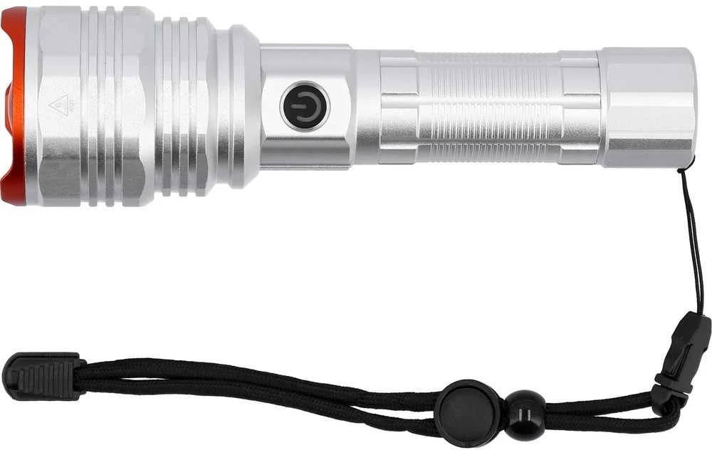 Įkraunamas 50W 4500LM žibintuvėlis, stiprus aliumininis žibintas, POWER LED žibintuvėlis, 4 šviesos režimai