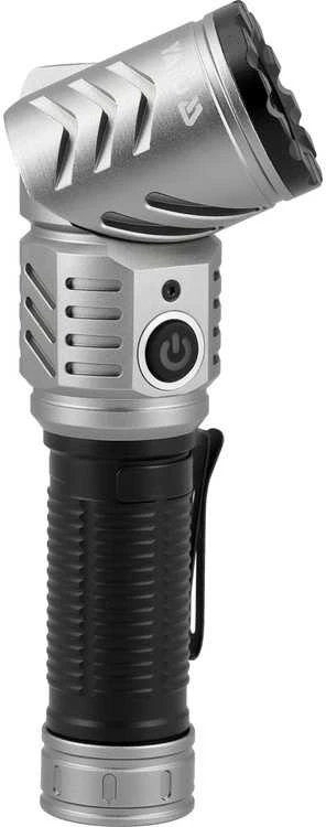 Įkraunamas LED žibintuvėlis, 20 W, 2500 lm, su besisukančia galvute, didelio galingumo žibintas, kompaktiškas darbo žibintas