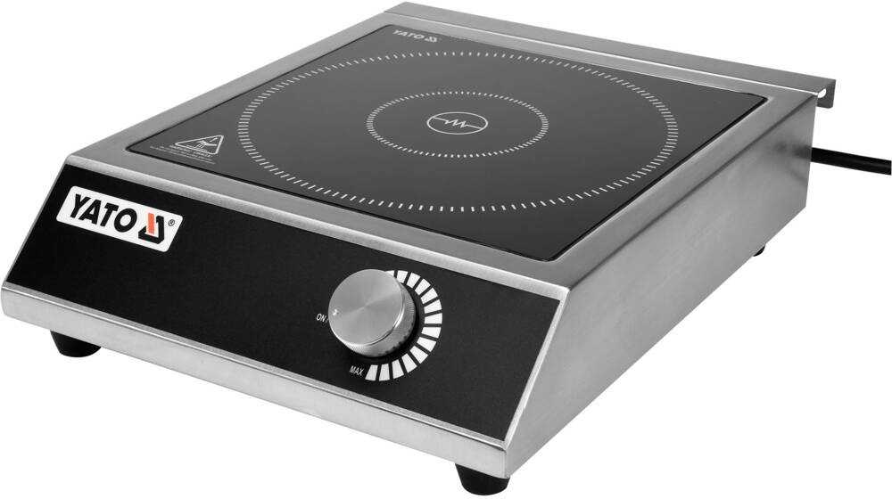 Indukcinė viryklė 3500W, rankinis valdymas, reguliuojama galia