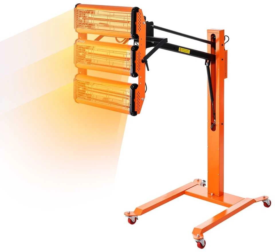 VEVOR 3300 W infraraudonųjų spindulių dažų džiovinimo lempa
