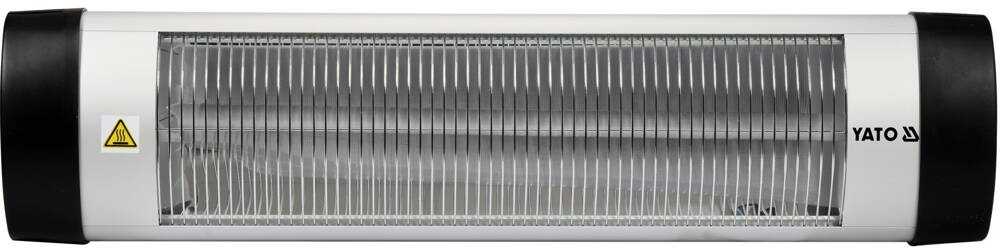 Infraraudonųjų spindulių kvarcinis šildytuvas 2000W, vidaus/lauko, sieninis, terasos šildytuvas
