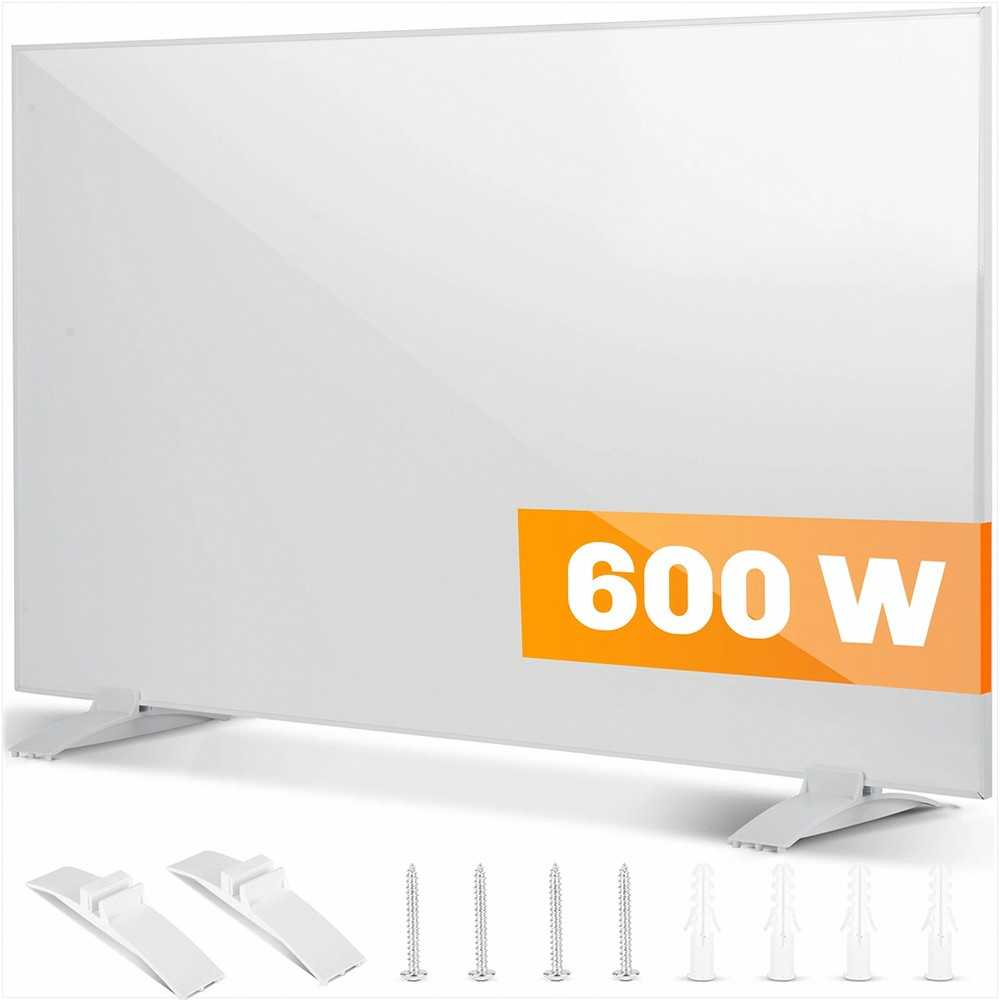 Berdsen Infraraudonųjų spindulių šildytuvas, 600 W spindulinis šildytuvas, energiją taupanti infraraudonųjų spindulių plokštė, greitas šildymas, tylus infraraudonųjų spindulių šildytuvas