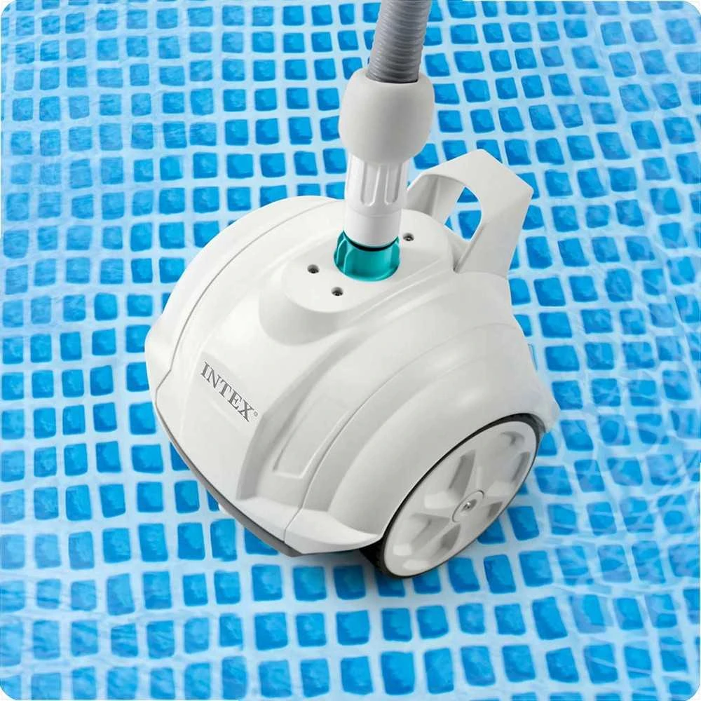 Intex Automatinis baseino valiklis efektyviam šiukšlių pašalinimui, sienų ir grindų valymui, tinka vidutinio dydžio baseinams, lengva naudoti