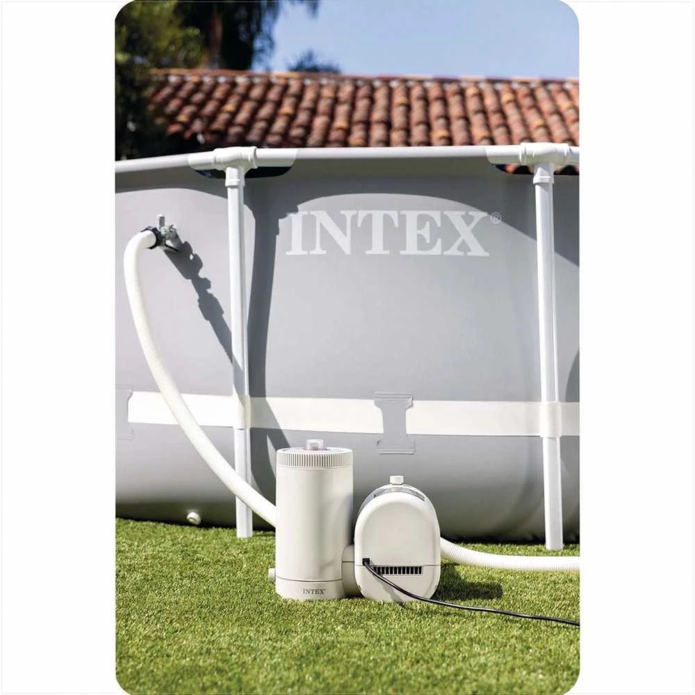 Intex Baseino filtro siurblys, didelis srautas, sodo baseinams, su filtro kasete