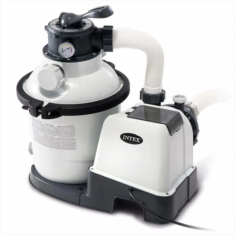 Intex Smėlio filtro siurblys, baseinams, didelis srautas, su filtravimo rutuliukais, 5700 litrų per valandą