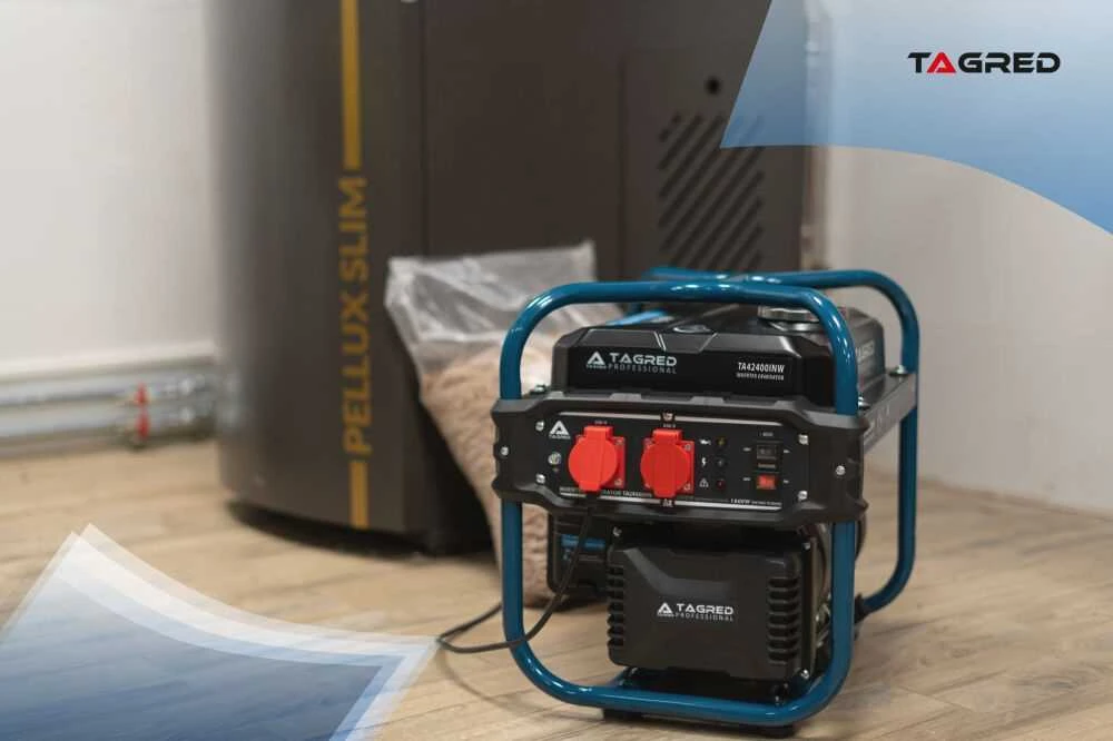 Inverterinis generatorius, 2400W elektrinė, nešiojamas generatorius namams ir stovyklavimui, tylus generatorius jautriai elektronikai