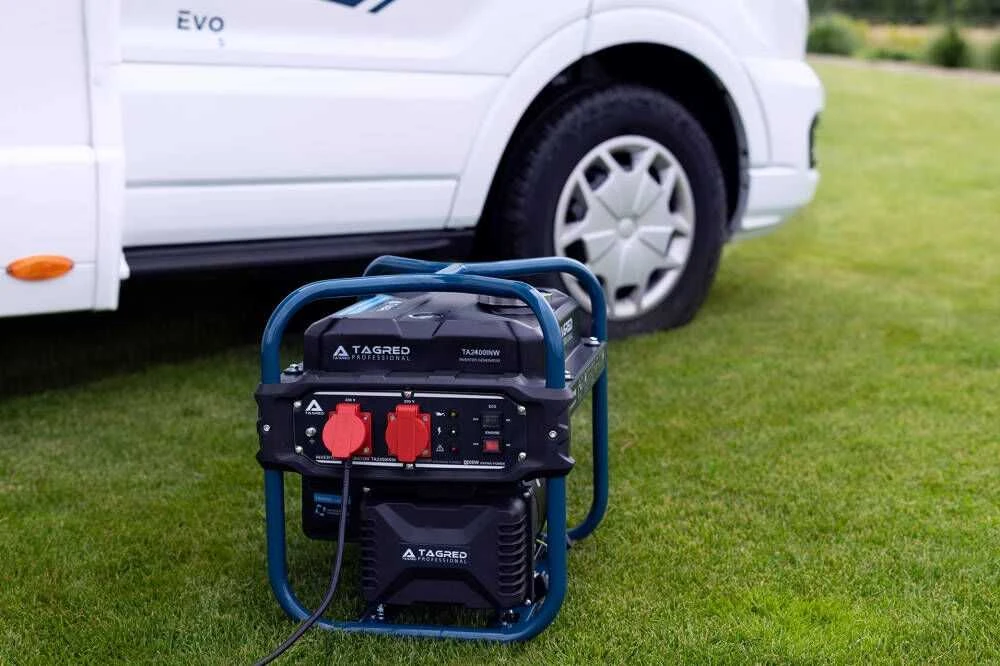 Inverterinis generatorius, 2400W elektrinė, nešiojamas generatorius namams ir stovyklavimui, tylus generatorius jautriai elektronikai