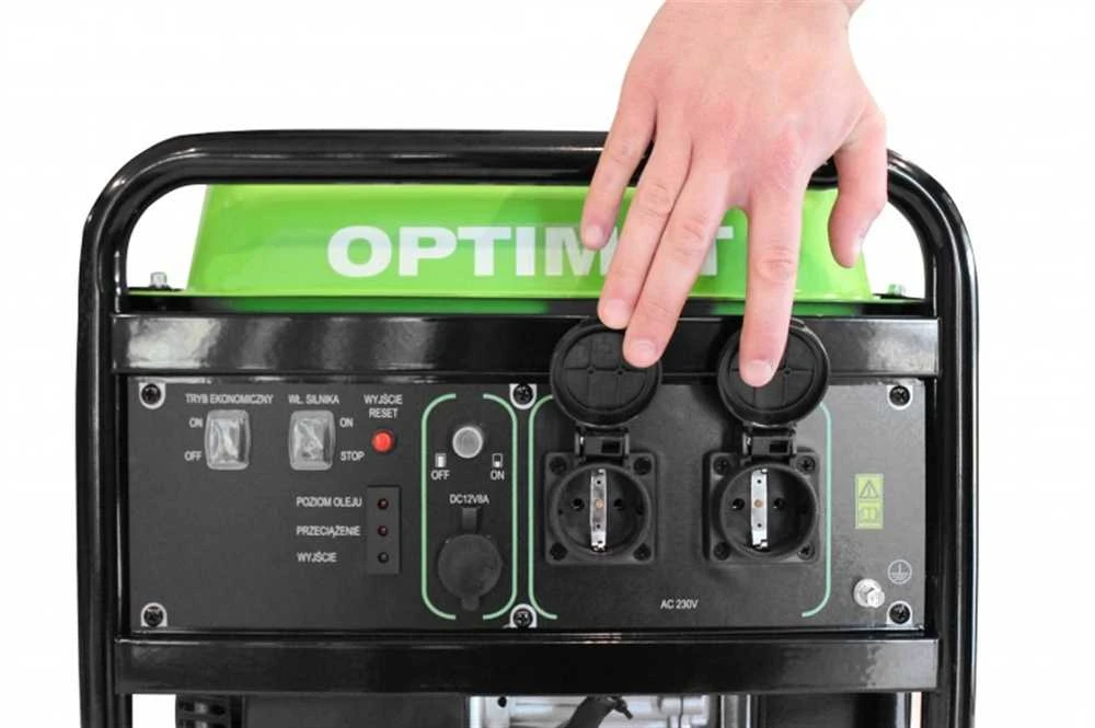 Inverterinis generatorius maitinimo šaltiniui, 3500W, nešiojamas generatorius, Optimat generatorius