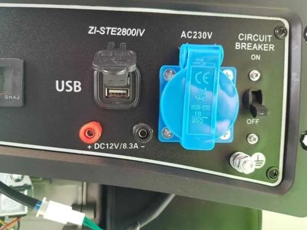 Inverterinis generatorius, sodui ir kempingui, nešiojama elektrinė, 2800W benzininis generatorius, žemo triukšmo generatorius