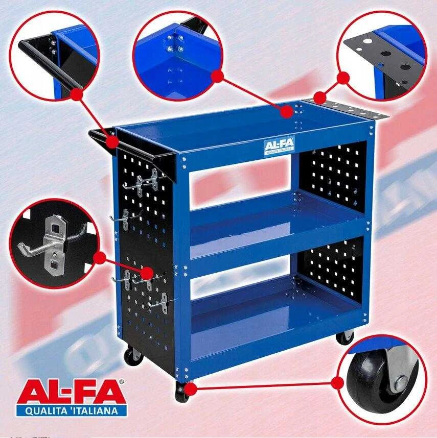 Įrankių dėžė - vežimėlis AL-Fa
