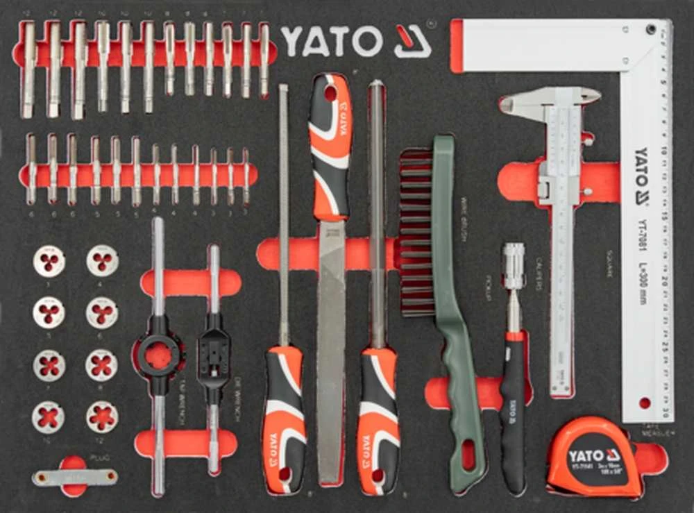YATO YT-55290 Profesionali įrankių spintelė su 211 įrankių ir 7 stalčiais