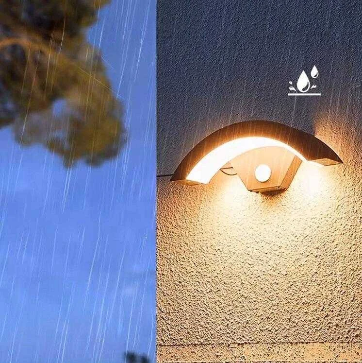 Išmanusis sodo sieninis šviestuvas SmartLED, juodas