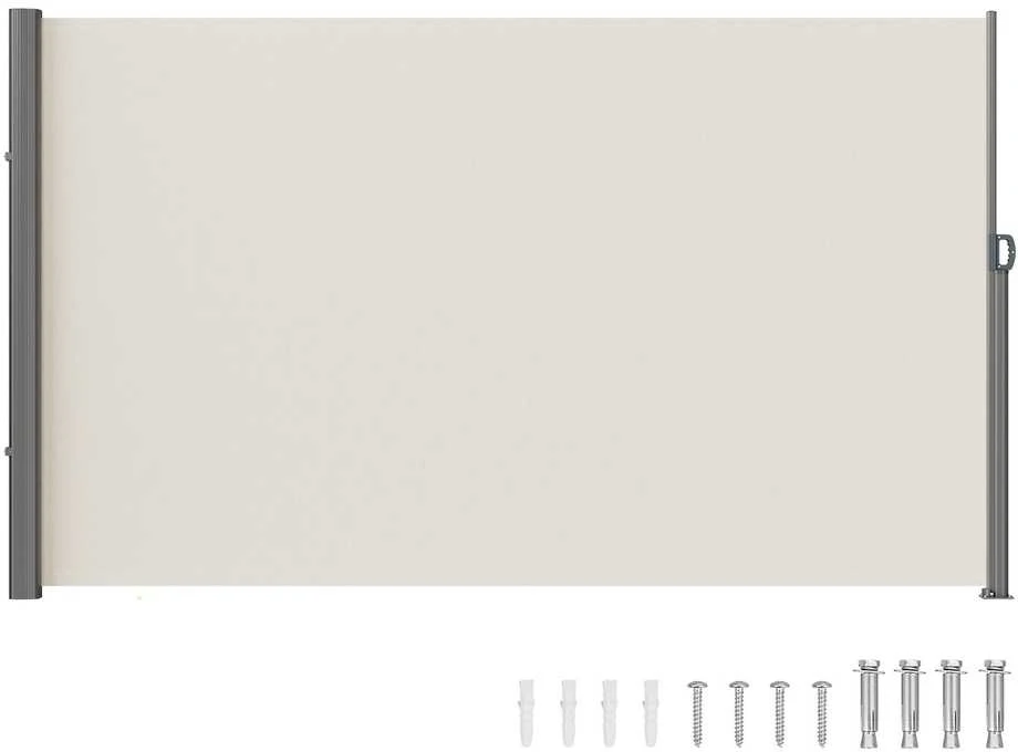 VEVOR Ištraukiama šoninė markizė, 160x300 cm, smėlinė
