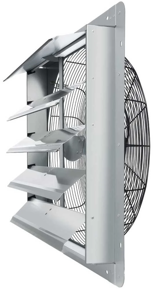 VEVOR sieninis ištraukimo ventiliatorius su žaliuzėmis 610 mm