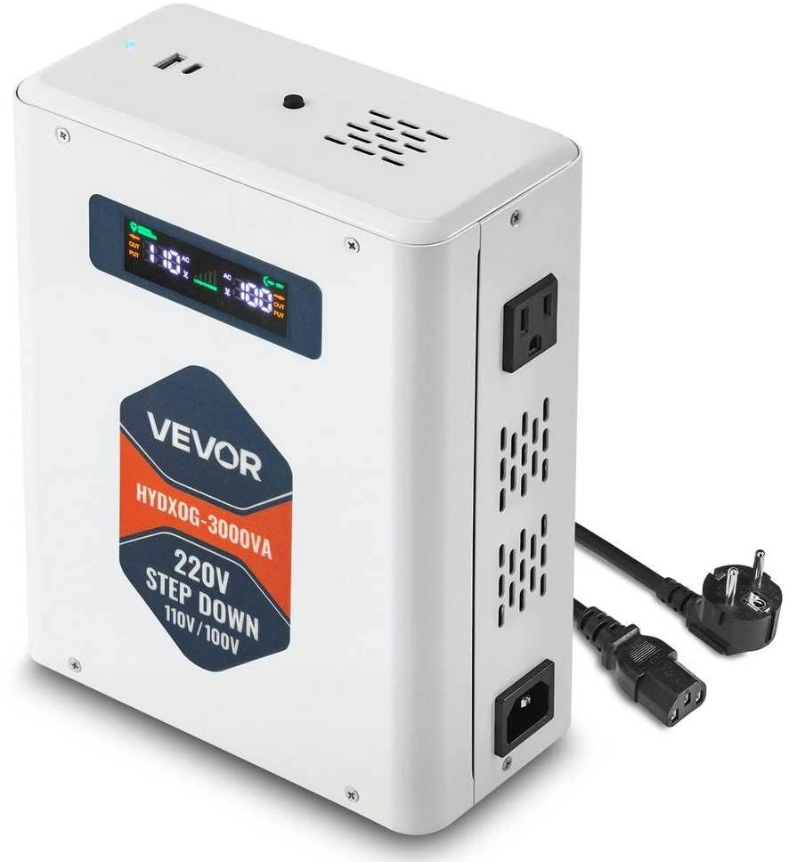 VEVOR Įtampos konverteris 220V į 110V, 3000VA