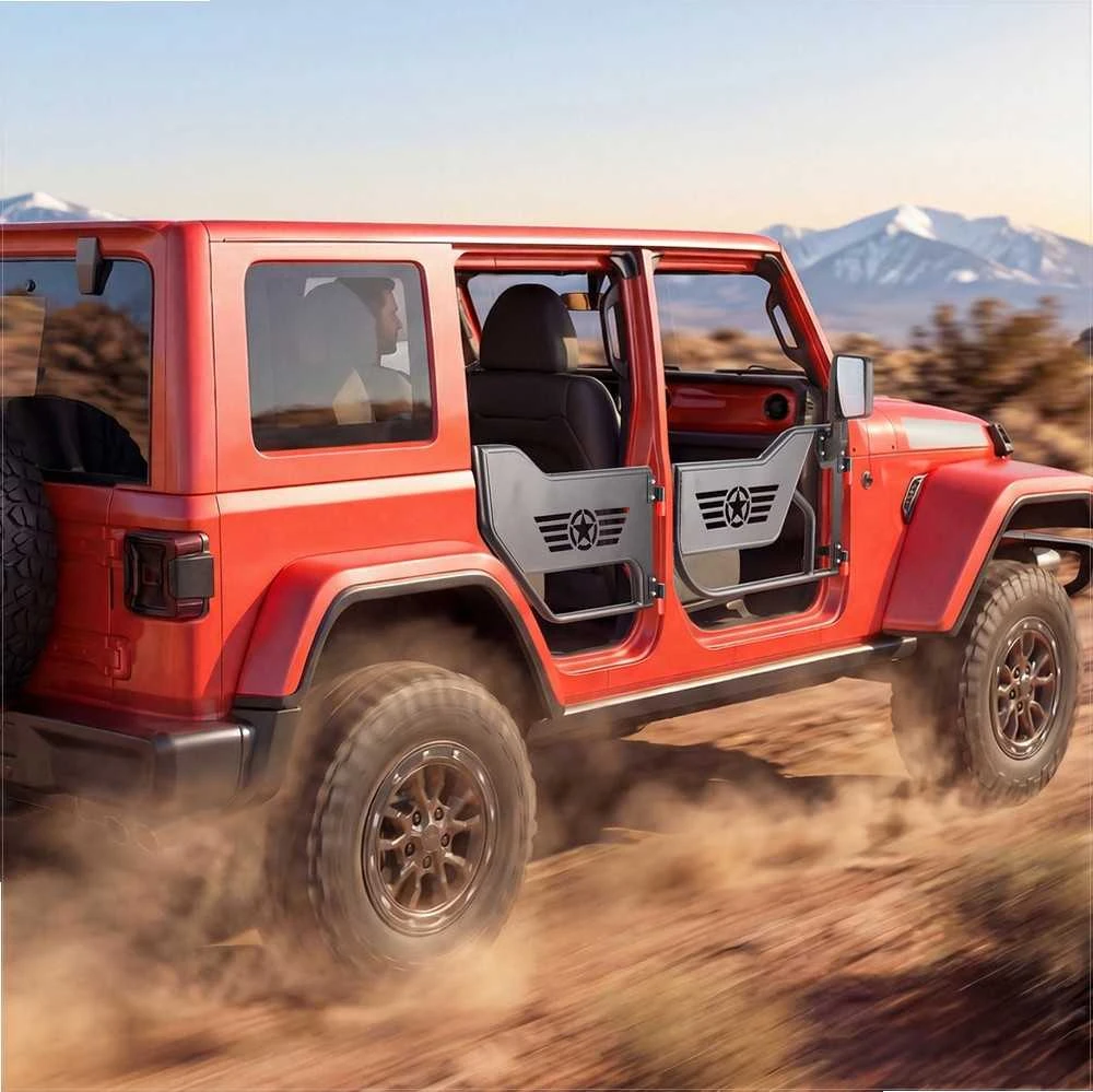 VEVOR Jeep vamzdiniai durelės 2018-2026 modeliams