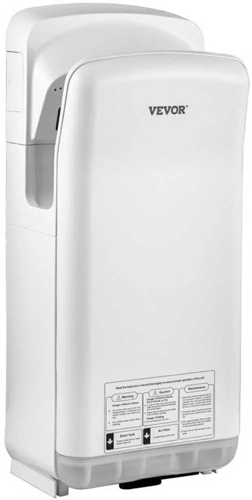 VEVOR elektrinis komercinis rankų džiovintuvas su HEPA filtru