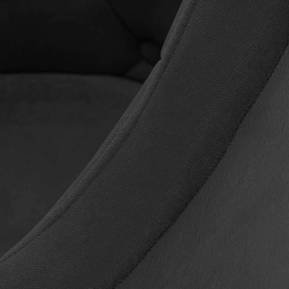 Juoda Aksominė Pasukama Kėdė, Reguliuojamas Aukštis, Apmušalų Biuro Kėdė, Moderni Akcentinė Kėdė, Juoda ir Aukso Rašomojo Stalo Kėdė
