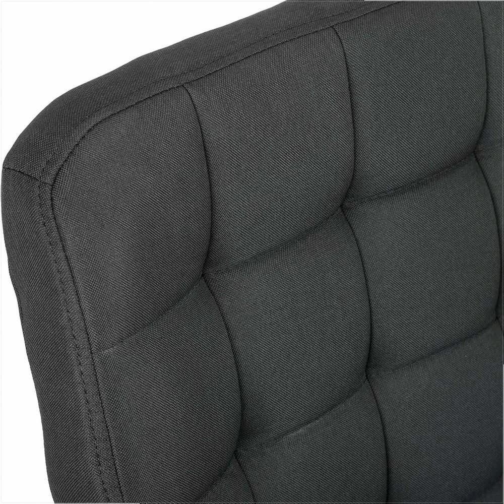 Juoda audinio biuro kėdė, ergonomiškas dizainas, reguliuojamas aukštis, namams ir biurui, patogi užduočių kėdė, vadovo kėdė