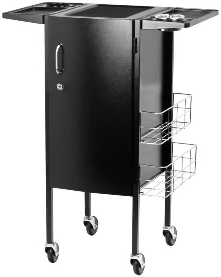Activeshop Kirpėjo vežimėlis GABBIANO HAIRDRESSER HELPER DELUXE 2 Juodas