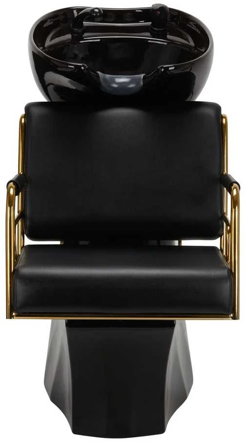 Activeshop Kirpyklos plautuvė GABBIANO PROFESSIONAL HAIRWASHER PRATO GOLD Juodas