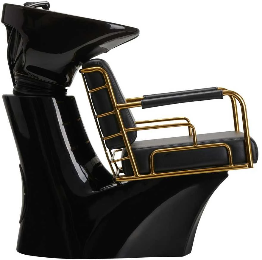 Activeshop Kirpyklos plautuvė GABBIANO PROFESSIONAL HAIRWASHER PRATO GOLD Juodas