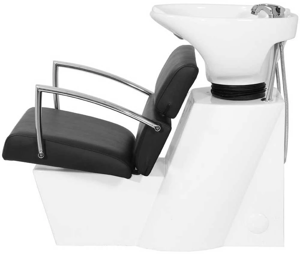 Activeshop Kirpyklos plautuvė GABBIANO PROFESSIONAL HAIRWASHER BRUSSEL Baltas BASE STRIP Juodas SEAT