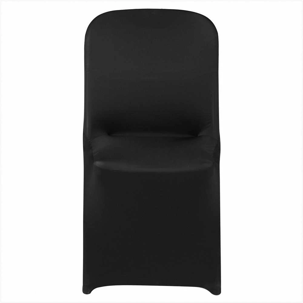 Juodi kėdžių užvalkalai, 30 vnt. poliesterio ir spandex tamprios įmautės vestuvėms ir banketams, tinka kėdėms iki 46x50x86 cm, elastingi kėdžių užvalkalai renginiams