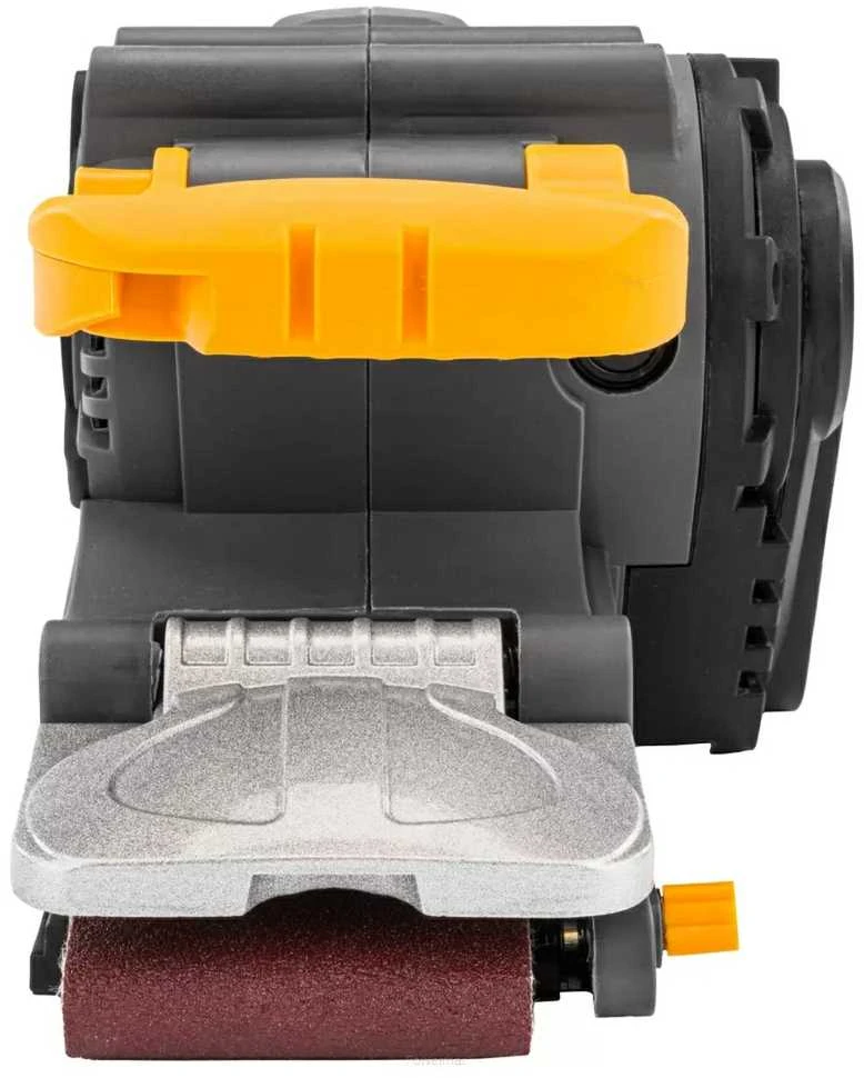 Powermat Juostinis šlifuoklis, 2000W, 230V, kintamas greitis, su dulkių maišeliu, medienai, metalui ir plastikui, nešiojamas ir stacionarus naudojimas