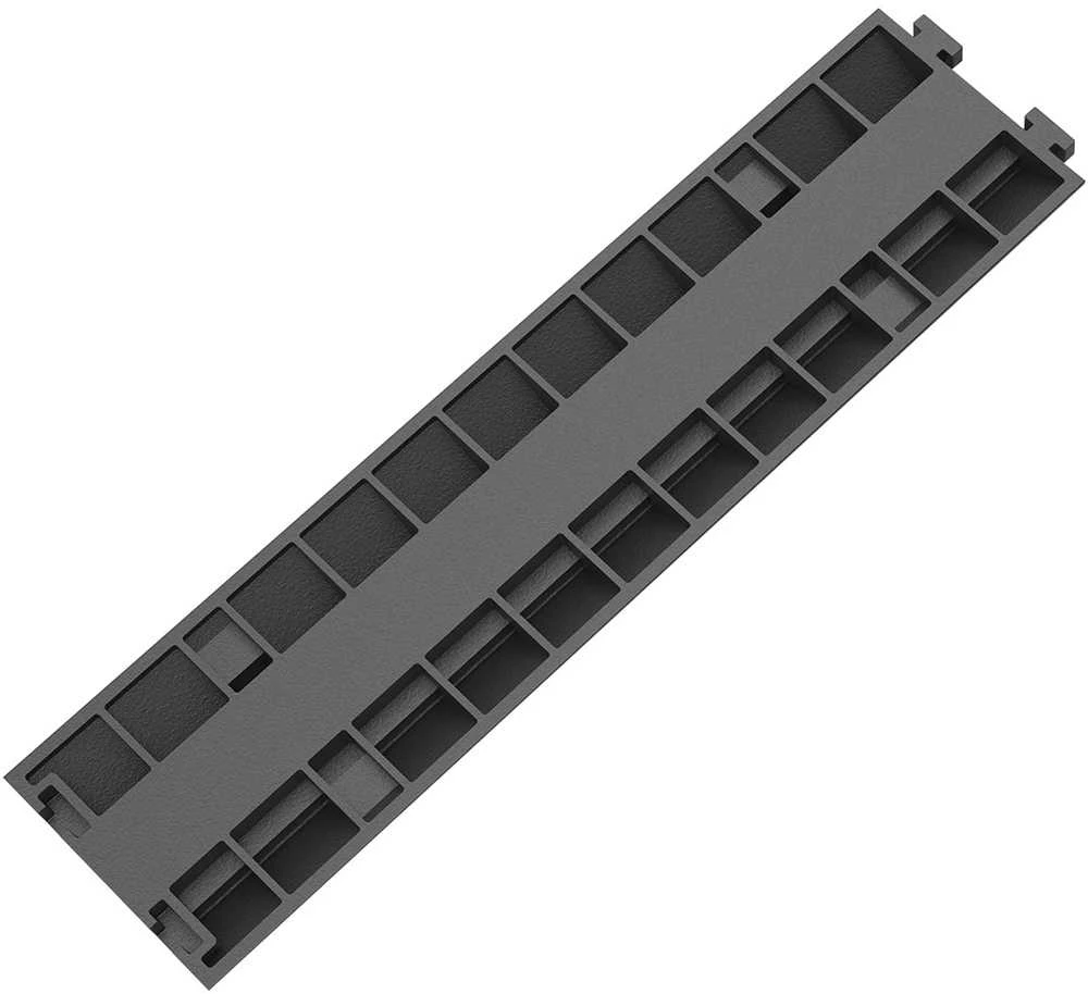 Kabelių apsaugos rampos, 5 vnt., 2 kanalų, 101 cm, Guma ir PVC