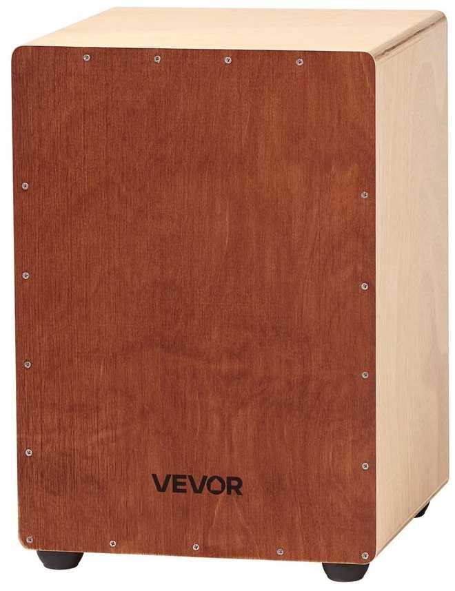 VEVOR Cajon būgnas iš beržo su spragtukais