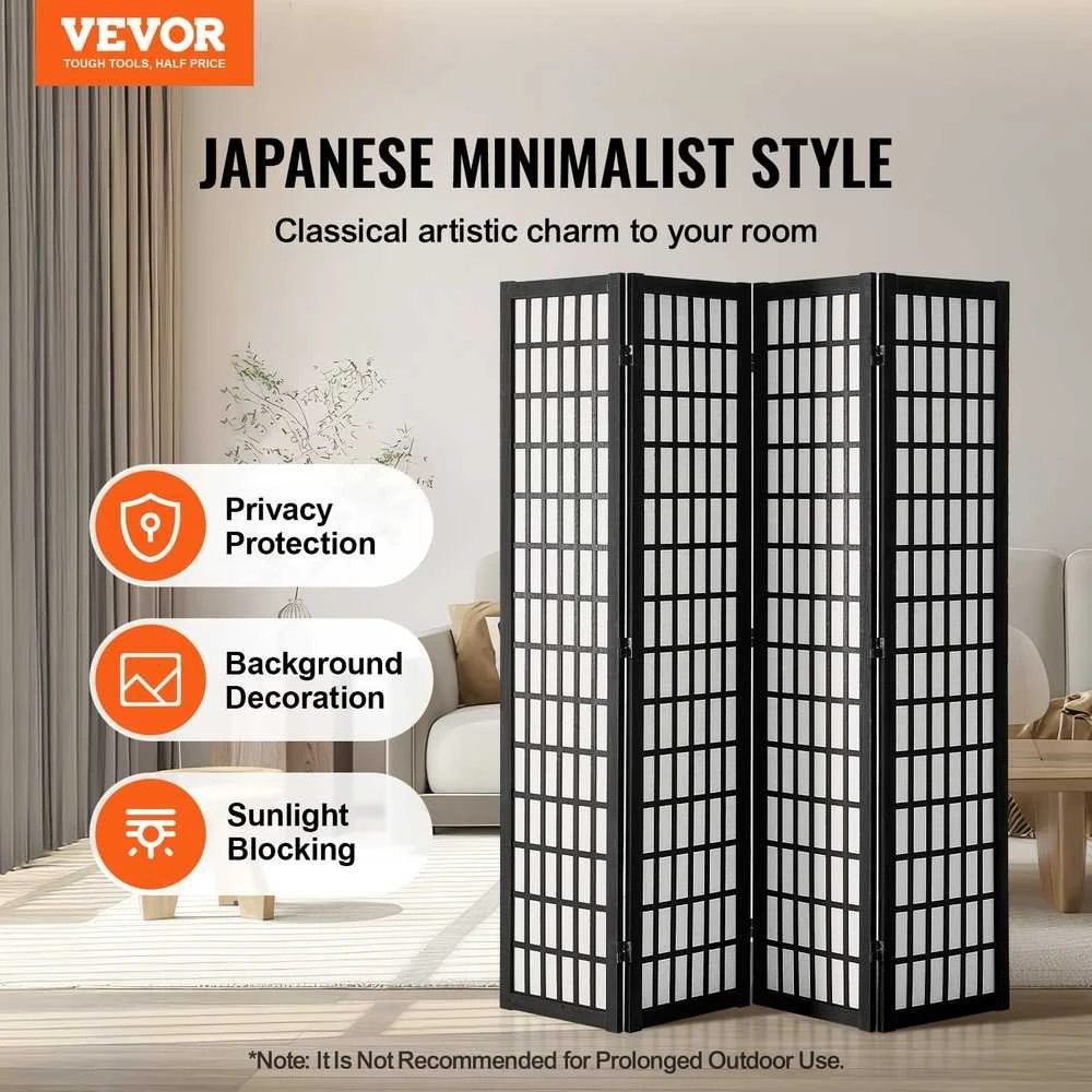 VEVOR Japoniška sulankstoma pertvara kambariui