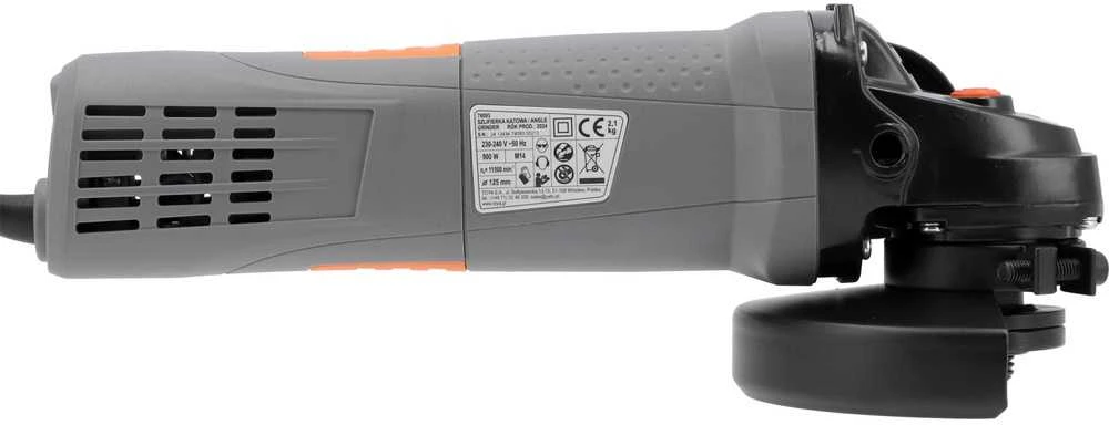 Sthor Kampinis šlifuoklis 125 mm, su 900 W varikliu, skirtas pjovimui, kampinis šlifuoklis, elektrinis įrankis, metalo šlifuoklis