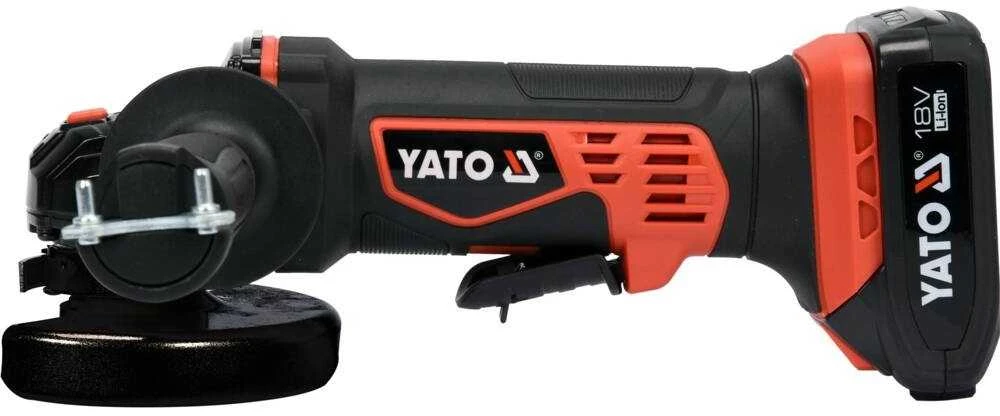 Yato kampinis šlifuoklis YT-82826 125mm, 1x2Ah