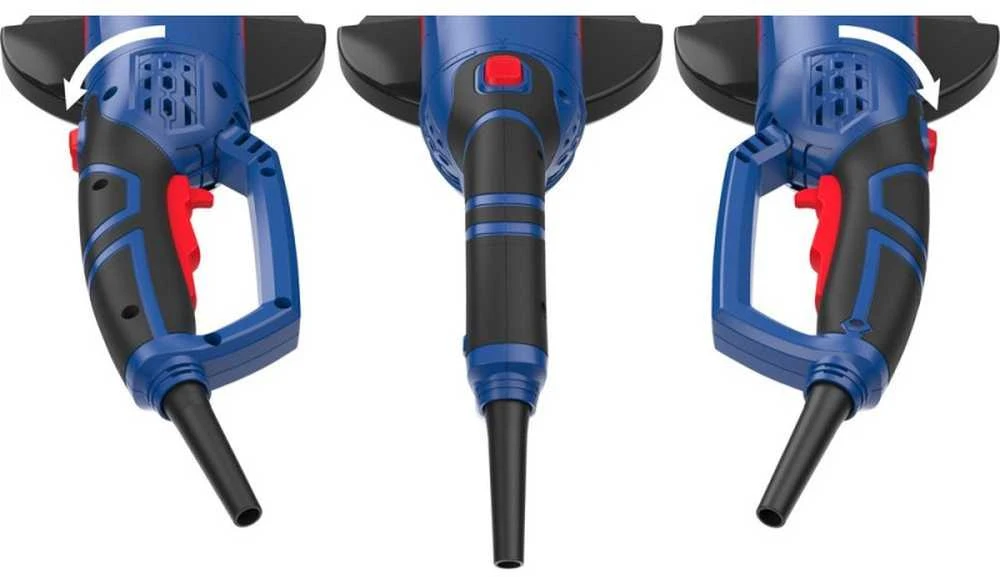 Kampinis šlifuoklis, 230 mm disko skersmuo, didelė galia 2350W, su minkštu paleidimu, apsauga nuo perkrovos, metalo, akmens ir plytelių pjovimui