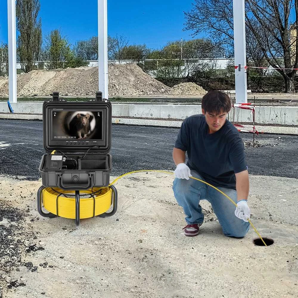VEVOR Nuotekų kamera su 9" ekranu ir 30m kabeliu