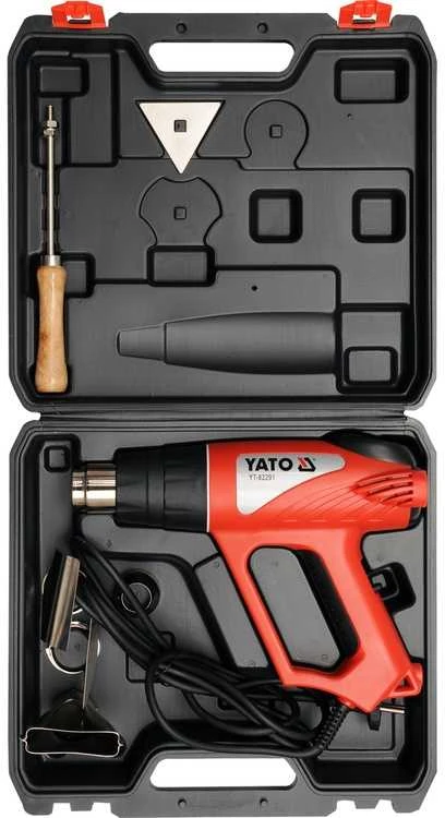 YATO techninis fenas 70~550°C 2000W su 4 antgaliais YT-82291