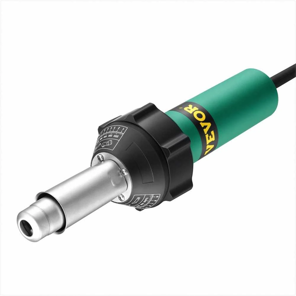 Karšto oro plastiko suvirinimo aparatas PVC TPO vinilo suvirinimui, 1600W fenas su 17 priedų, plastiko stogų dangos suvirinimo rinkinys, pramoninis lituoklis