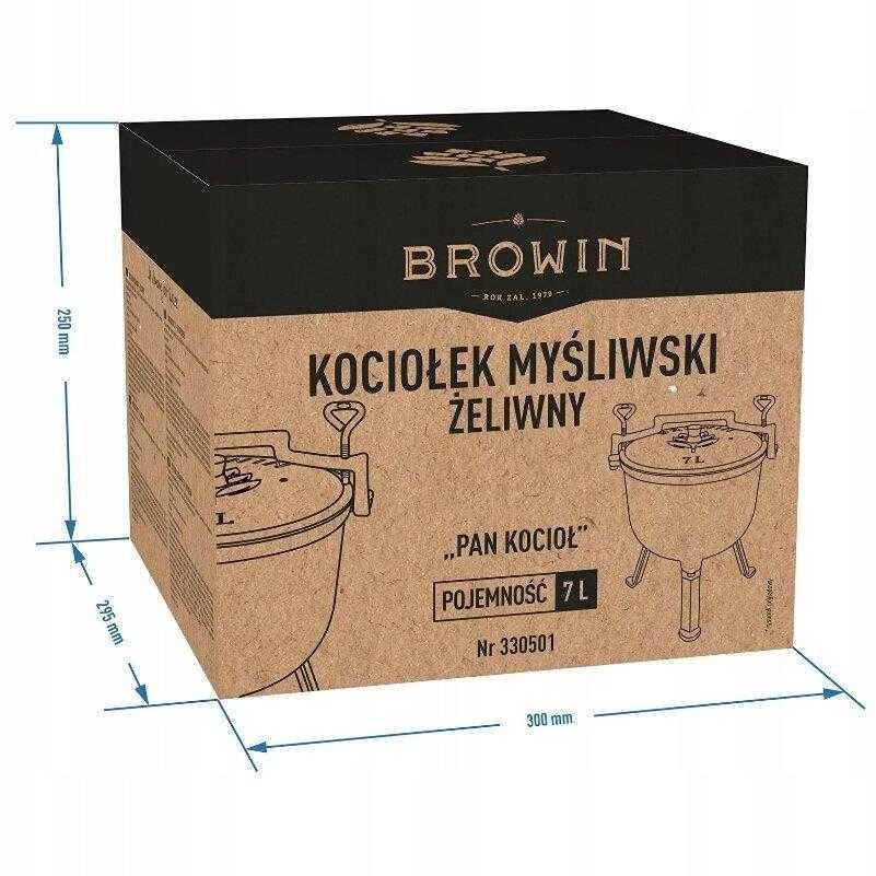 Katilas Browin, 25.5cm, juodas