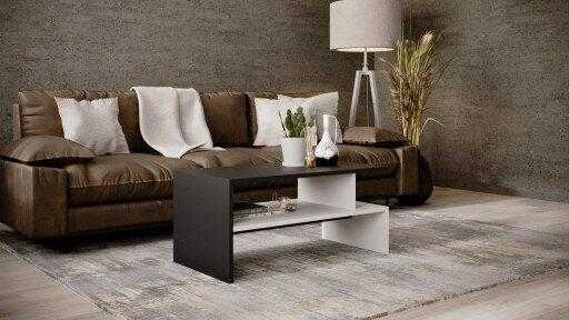 TV staliukas Kavos staliukas Perfektciecie Jula 93x50x45 cm, juodas