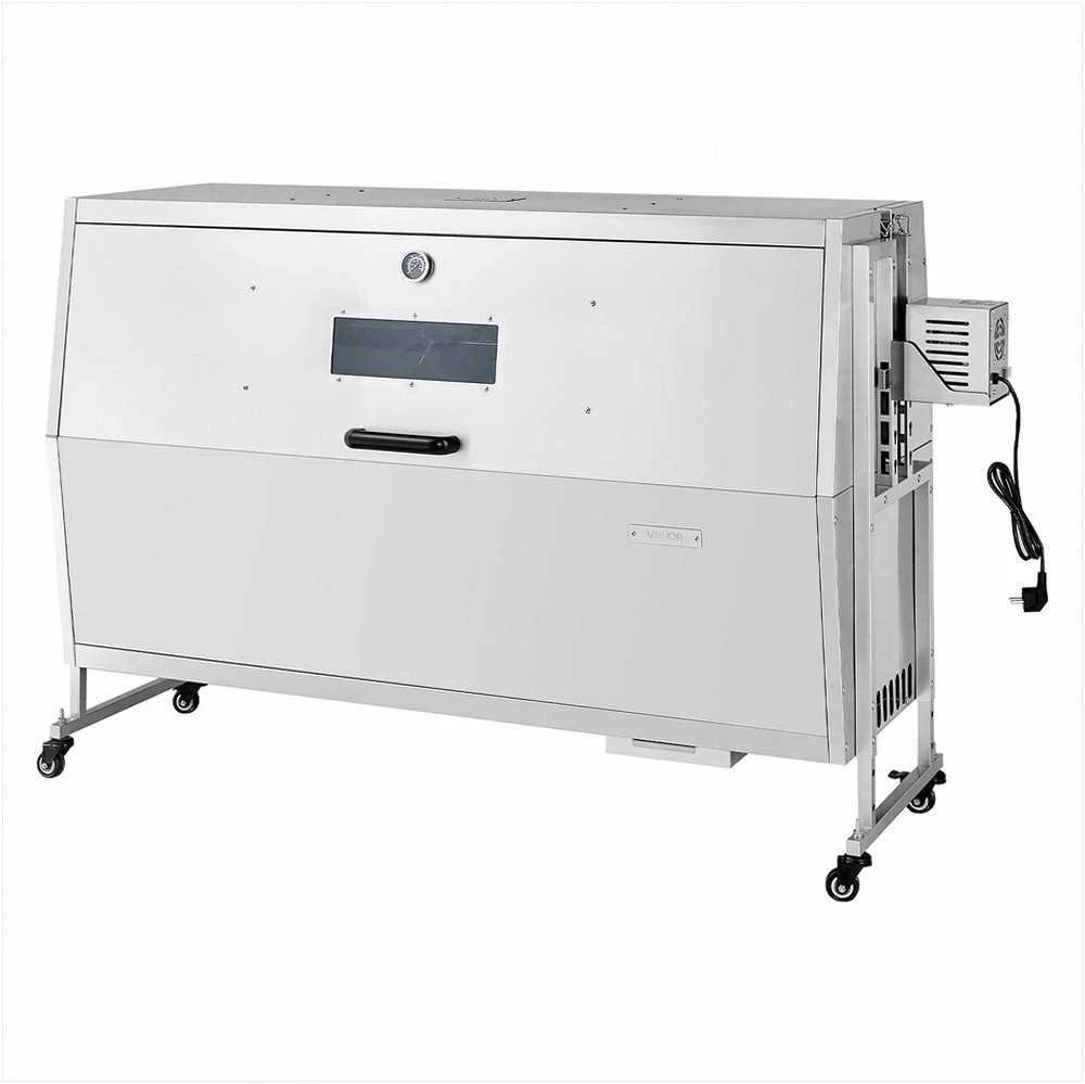 Kepsninės suktuvas lauko vakarėliams, su 38W varikliu ir 60 kg apkrova, reguliuojamas aukštis, kepsninė ant iešmo, anglinis kepsninės suktuvas, lauko kepsninė