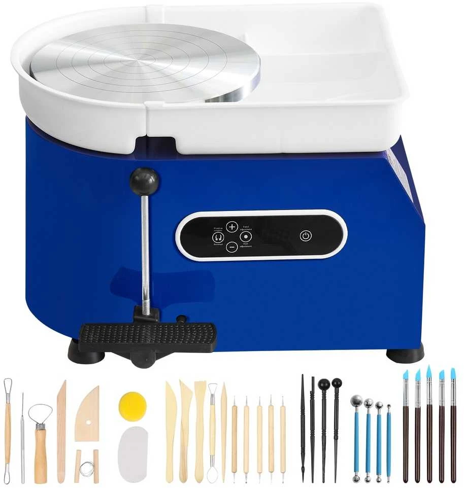 Keramikos ratas, Skulptūros įrankiai, 450W variklis, 8kg talpa