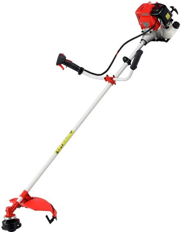 Keturtaktė krūmapjovė, sodo ir piktžolių kontrolei, galingas 31 cm³ variklis, su žoliapjovės valu ir ašmenimis, universali žoliapjovė