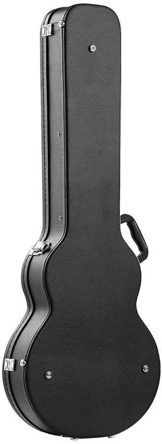 Kietas gitaros dėklas LES Paul, 41.34 col., neperšlampamas, juodas, gitarų dėklas, LP dėklas